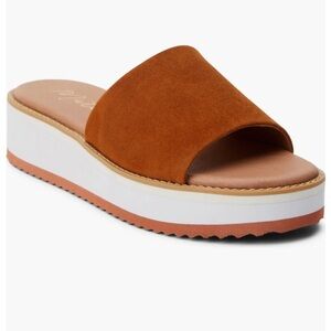 NEW Matisse Jackie Platform Slide Sandal in Fawn Size 7